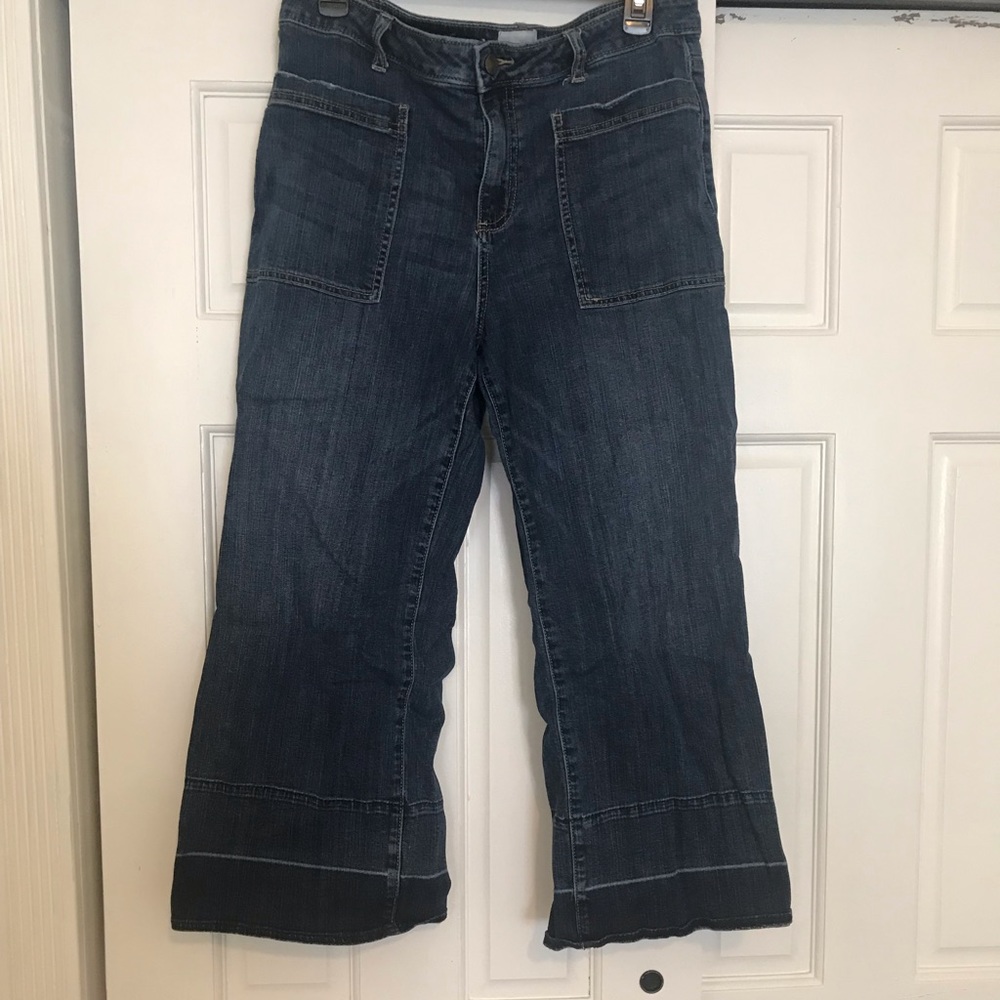 Wide leg capris